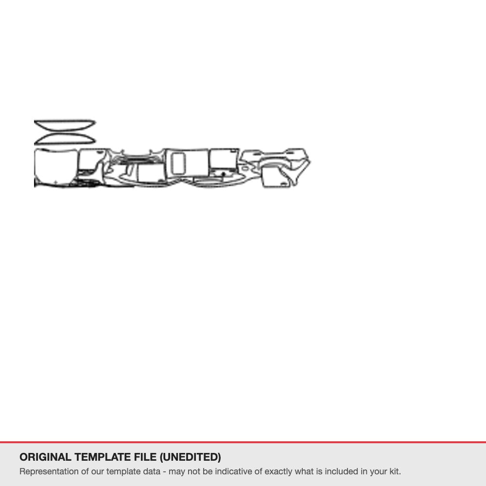 Mercedes-Benz GLC Coupe 2020-2023 original template file