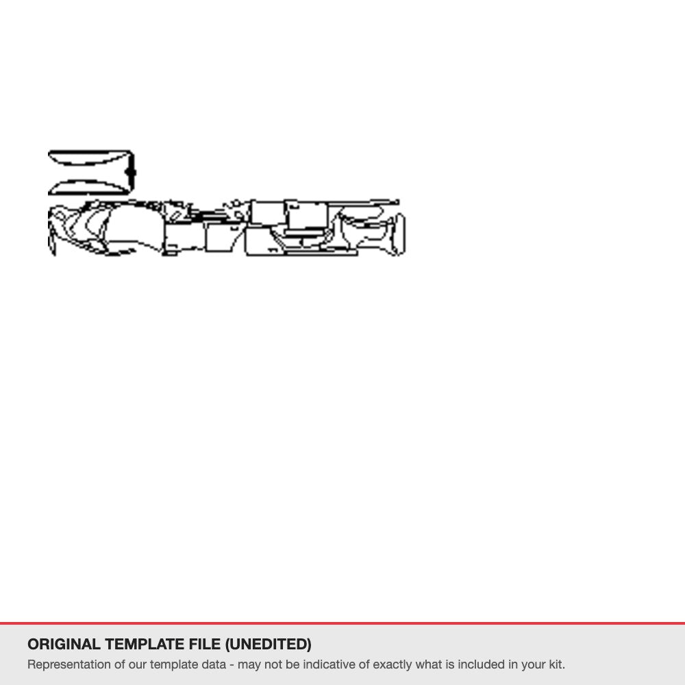 Mercedes-Benz A-Class Hatchback 2020-2022 original template file (template 1)