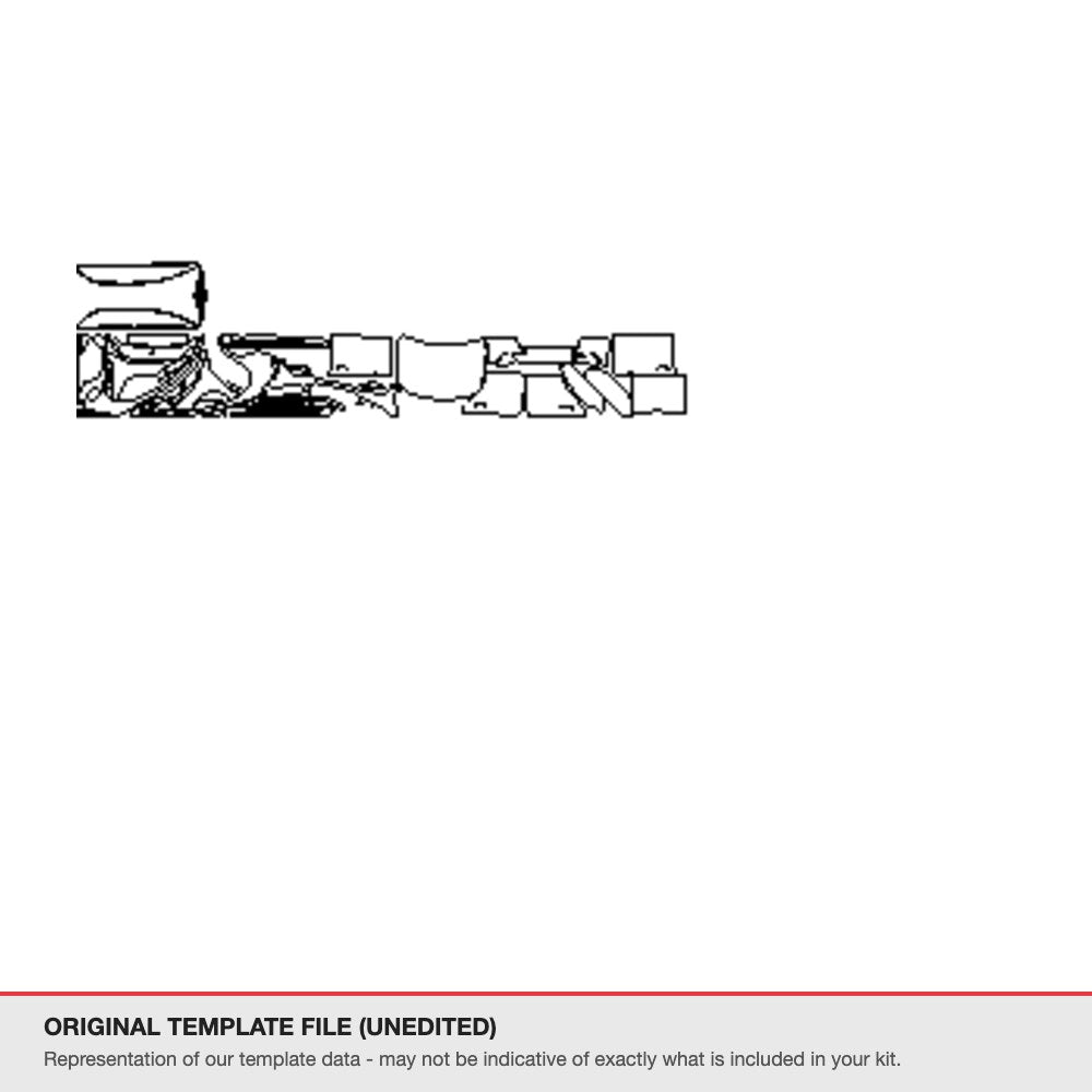 Mercedes-Benz A-Class Hatchback 2020-2022 original template file (template 2)