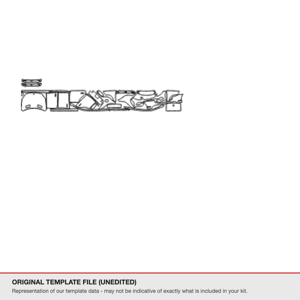 Mercedes-Benz GLE 2015-2016 original template file (template 2)