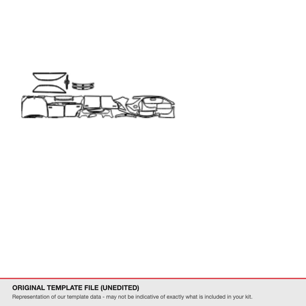 Mercedes-Benz GLE 2020-2023 original template file (template 1)