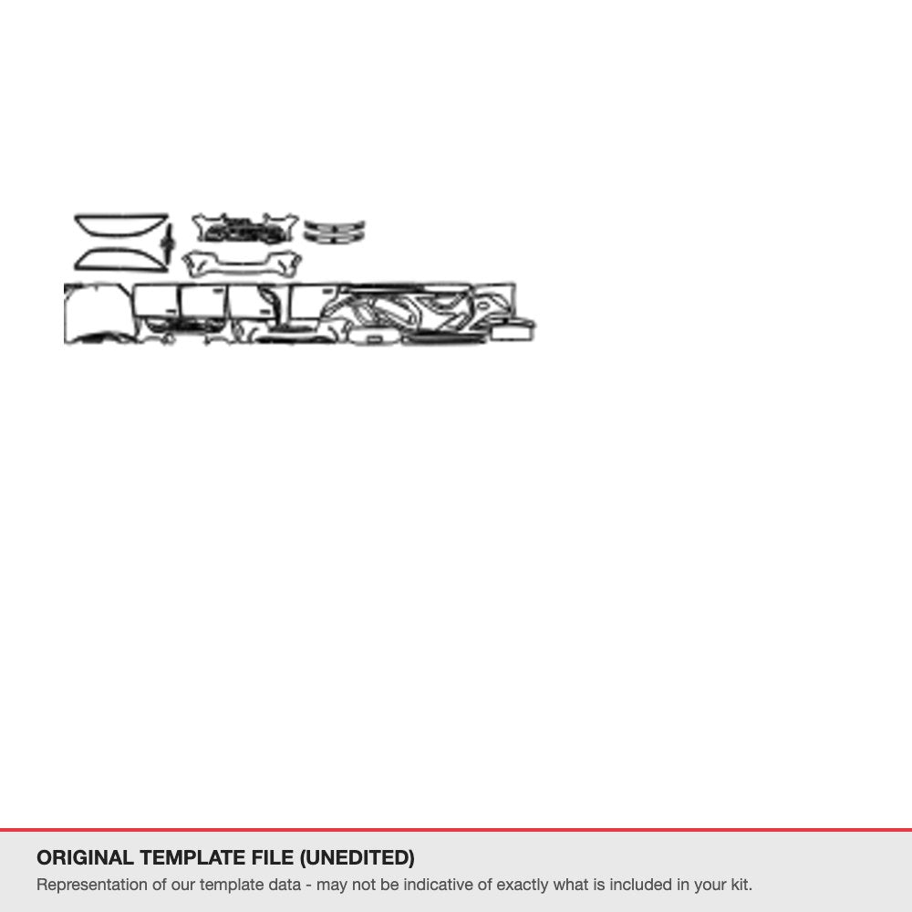 Mercedes-Benz GLE 2020-2023 original template file (template 2)