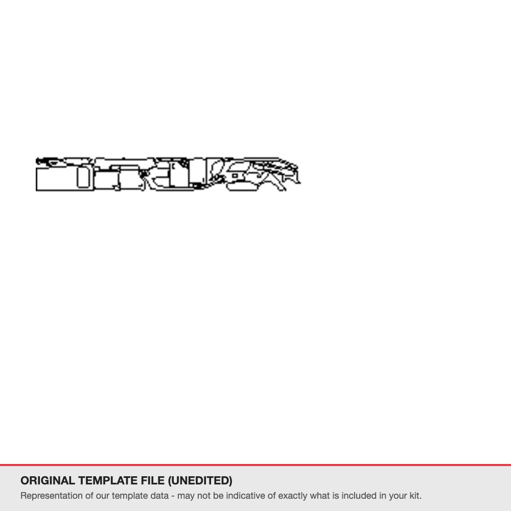 Mercedes-Benz GLS 2020-2023 original template file (template 1)