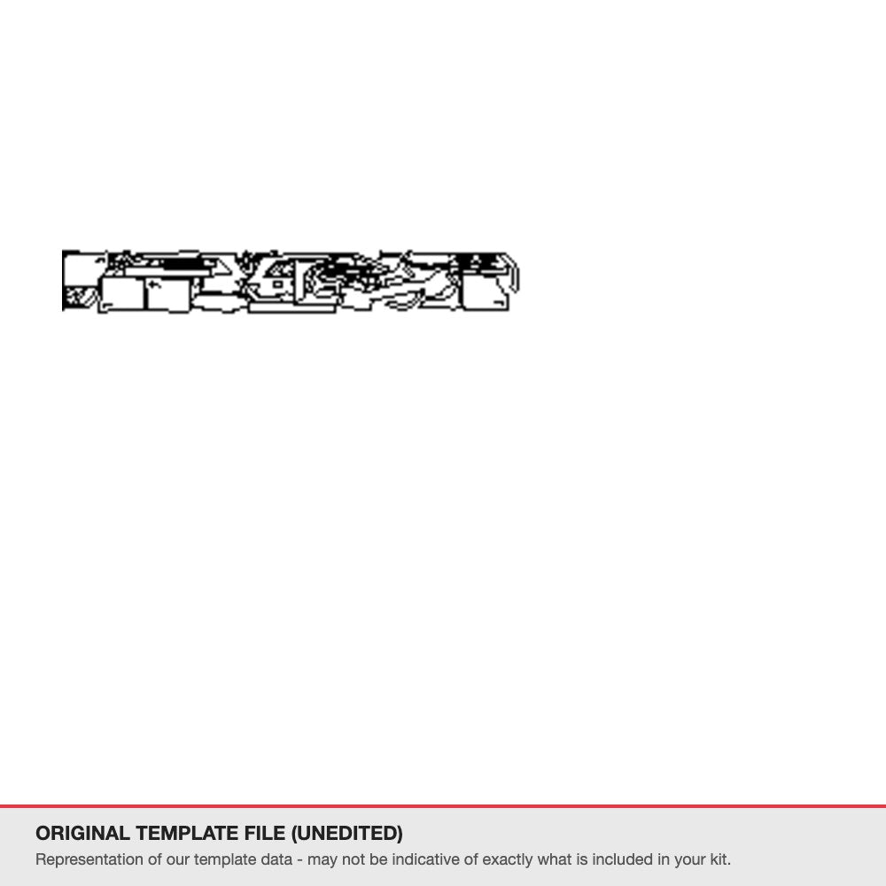 Mercedes-Benz GLS 2024+ original template file (template 2)
