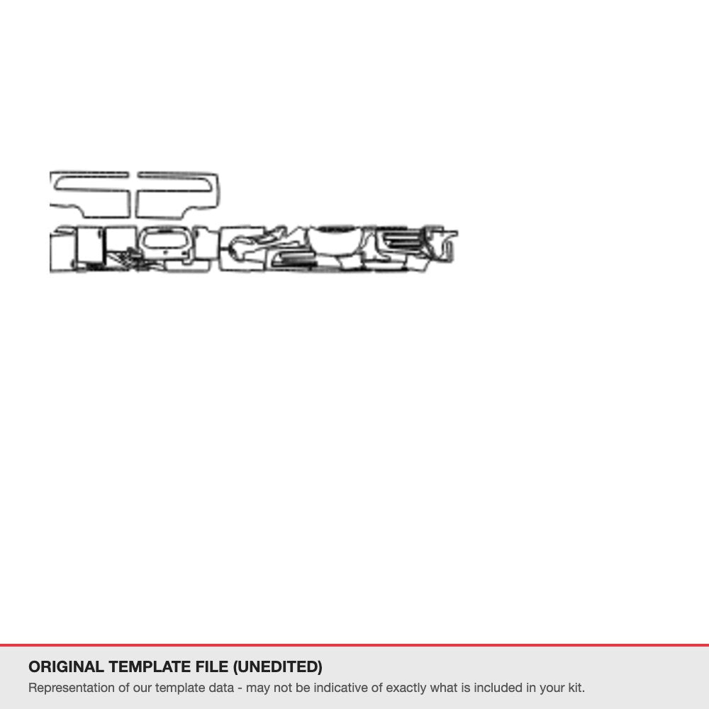 Mercedes-Benz Vito 2018-2023 original template file