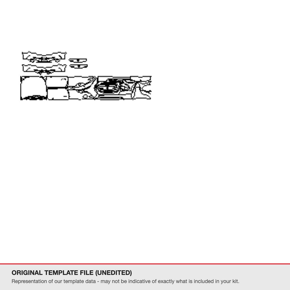 Mercedes-Benz CLE Convertible 2024+ original template file (template 1)
