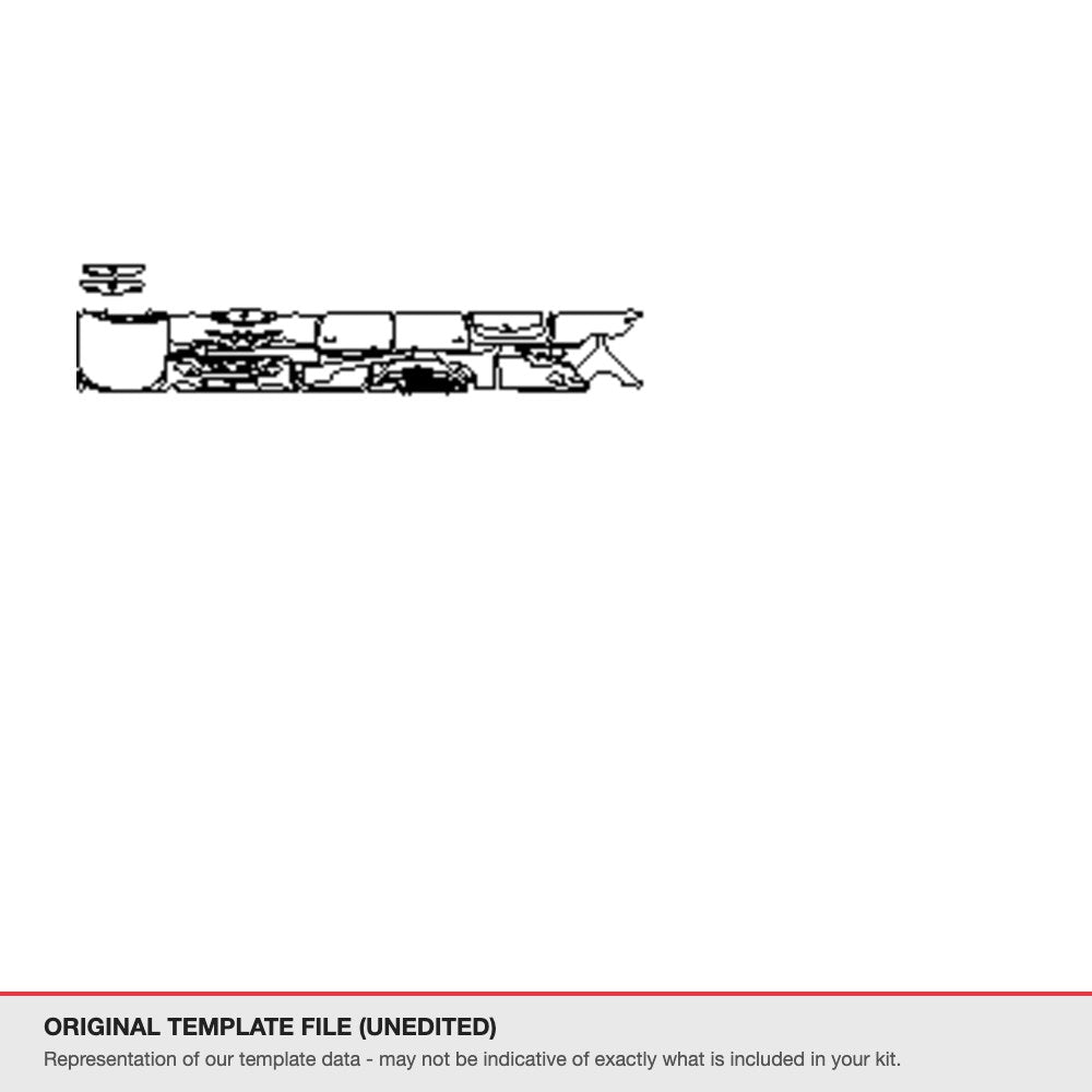 Mercedes-Benz CLE Convertible 2024+ original template file (template 2)