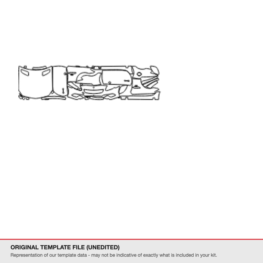 Mercedes-Benz SLC Roadster 2017+ original template file (template 1)