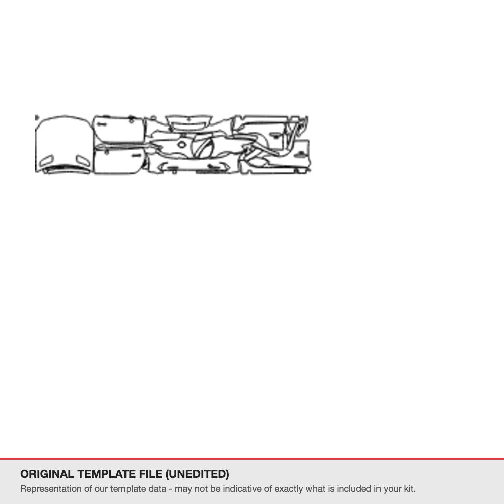 Mercedes-Benz SLC Roadster 2017+ original template file (template 2)
