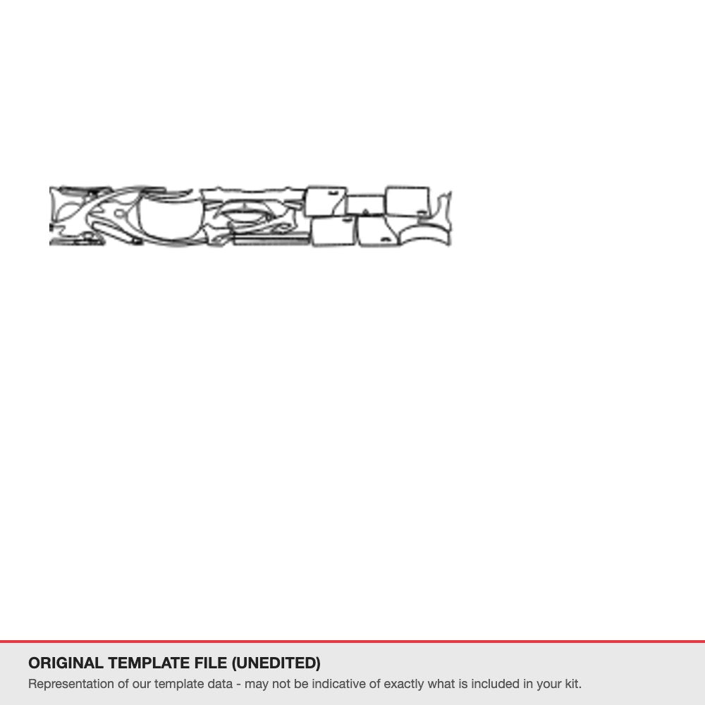Mercedes-Benz CLA Sedan 2013-2016 original template file (template 1)