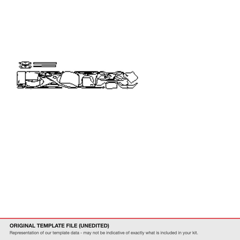 Mercedes-Benz CLA Sedan 2020-2023 original template file (template 2)