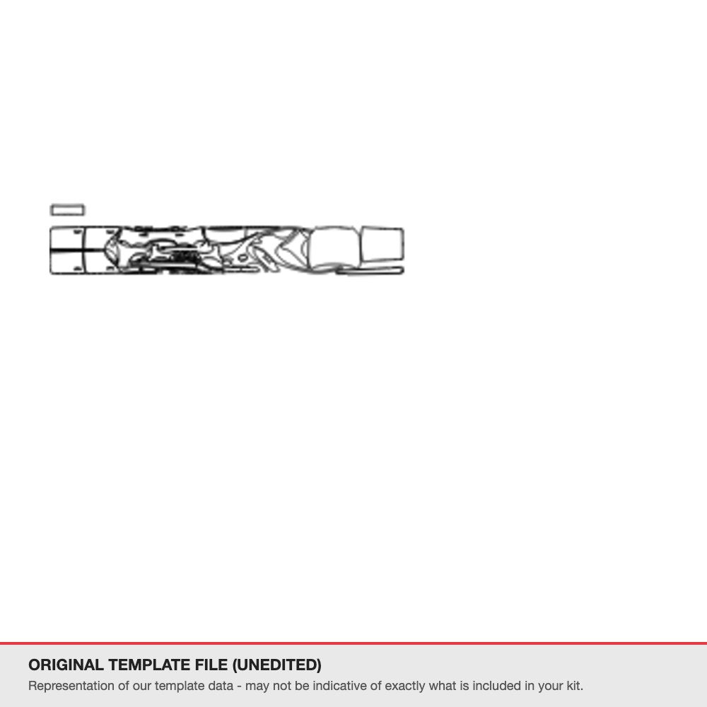 Mercedes-Benz C-Class Sedan 2022+ original template file (template 1)