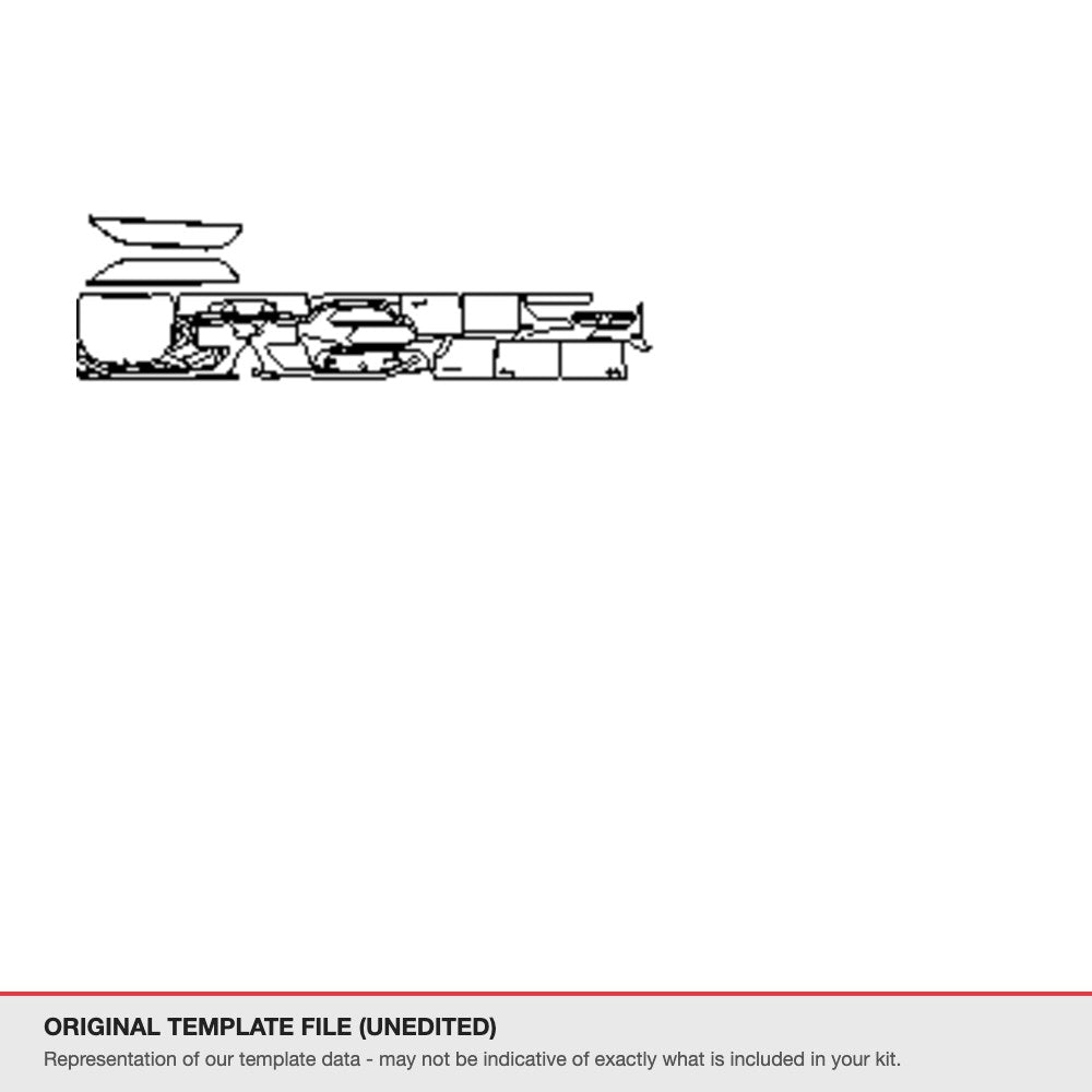 Mercedes-Benz EQB 2022-2023 original template file (template 1)