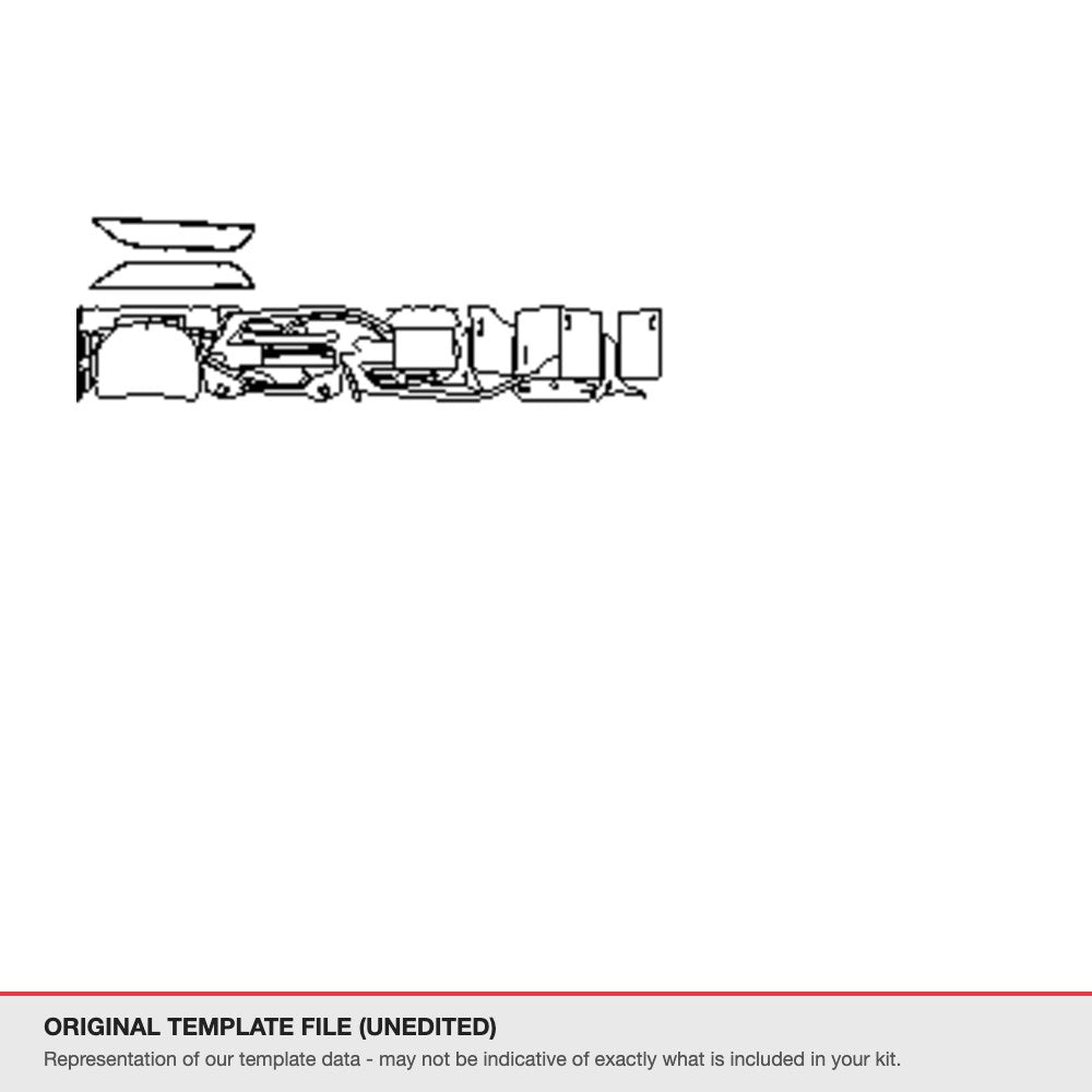 Mercedes-Benz EQB 2022-2023 original template file (template 2)