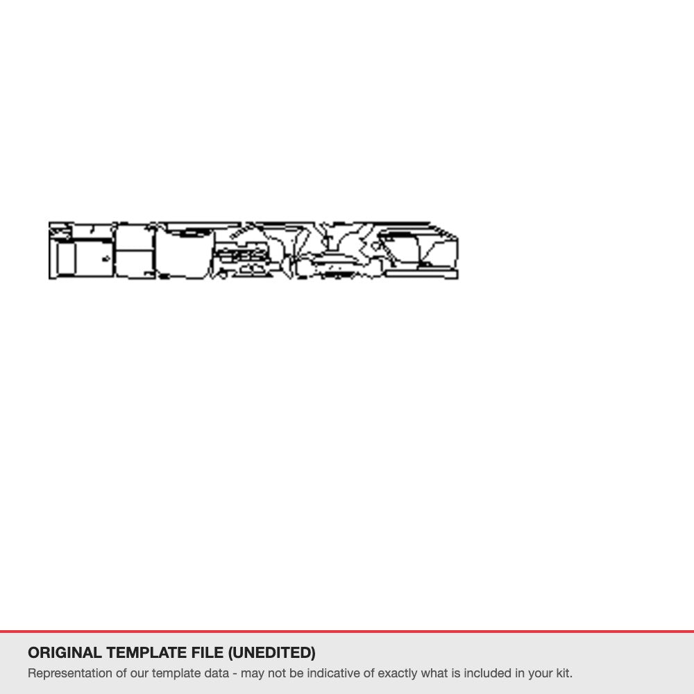 BMW 1 Series Hatchback 2012-2015 original template file