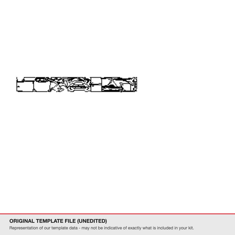 BMW 1 Series Hatchback 2020-2024 original template file