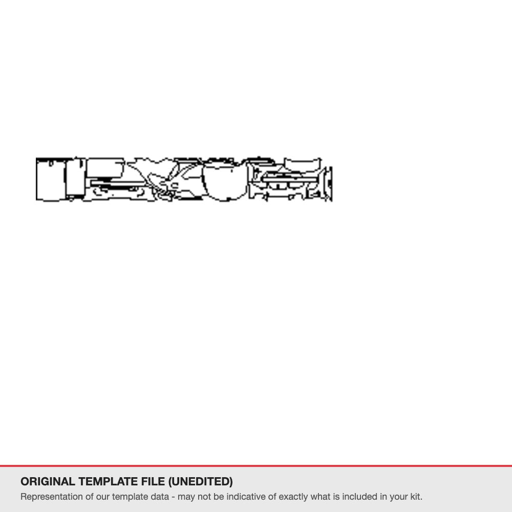 BMW 1 Series Coupe 2011-2016 original template file (template 1)
