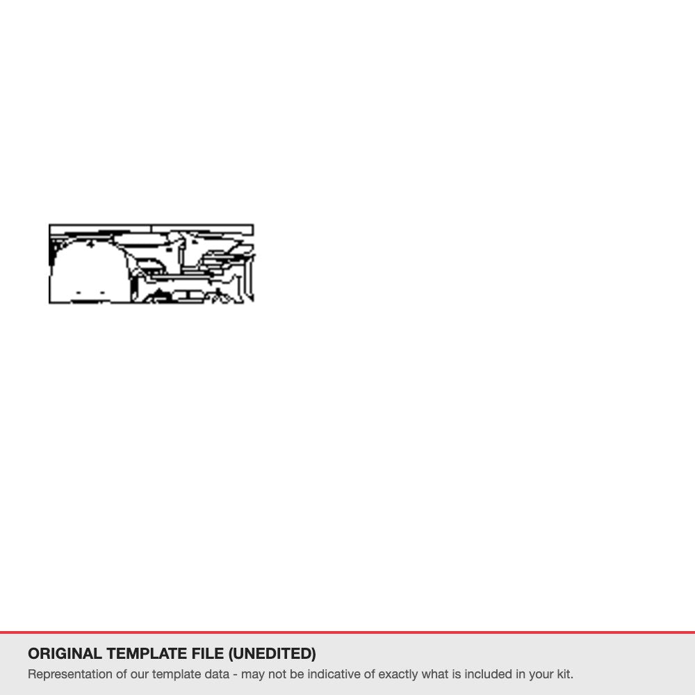 BMW 1 Series Coupe 2011-2016 original template file (template 2)