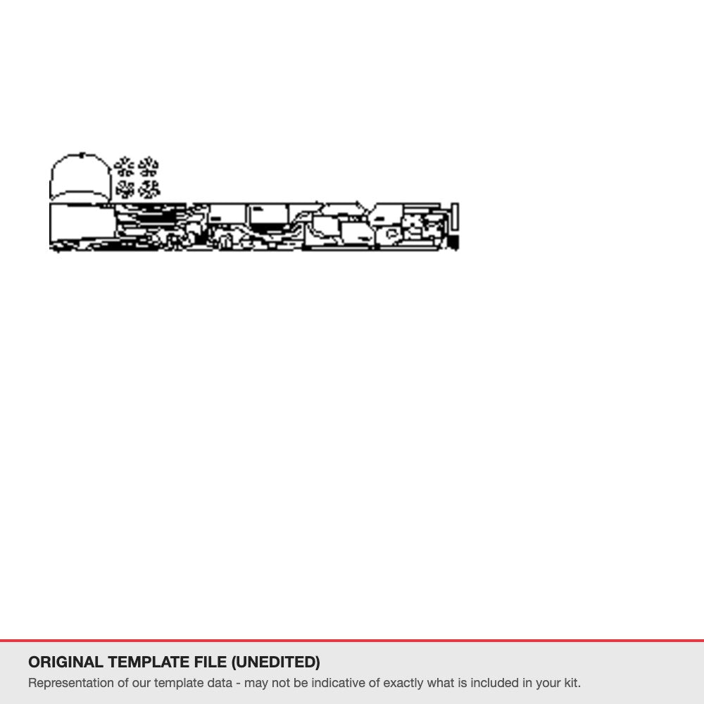 BMW iX 2022-2025 original template file (template 1)