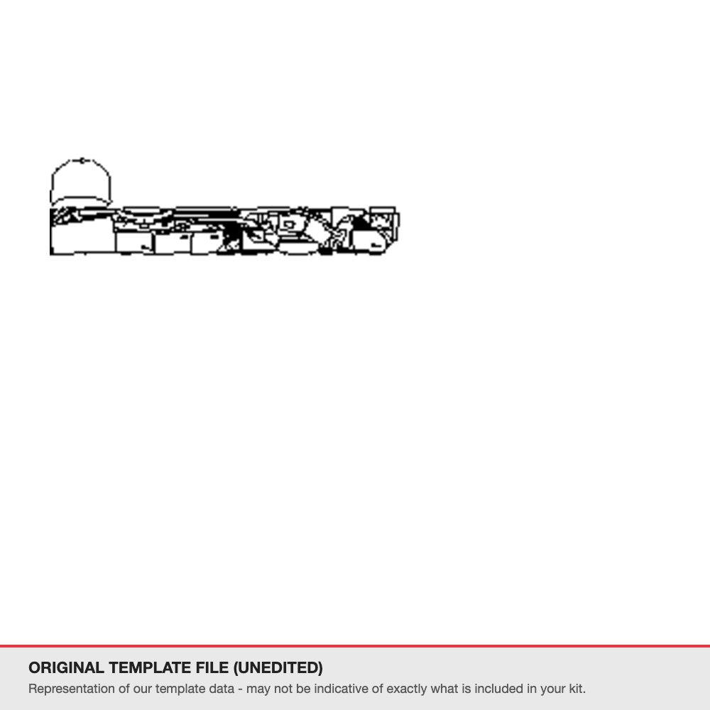 BMW iX 2026+ original template file (template 2)