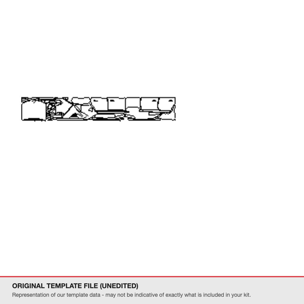 BMW iX3 2026+ original template file (template 1)