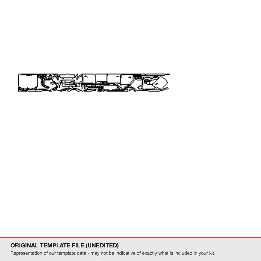 BMW iX3 2026+ original template file (template 2)