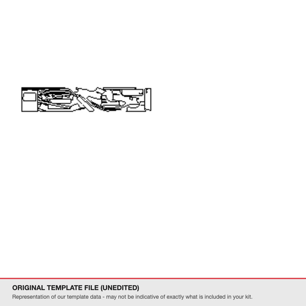 BMW M3 2000-2007 original template file