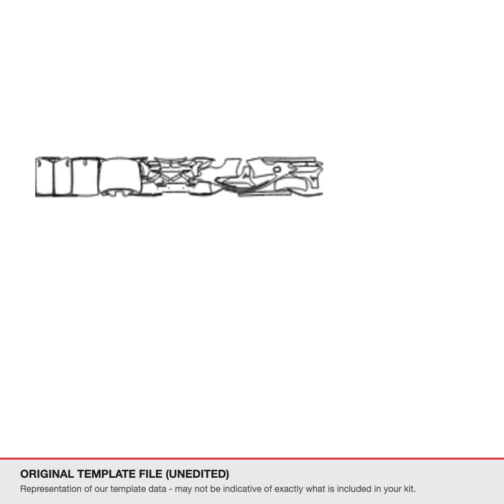 BMW M4 Coupe 2015-2016 original template file (template 2)
