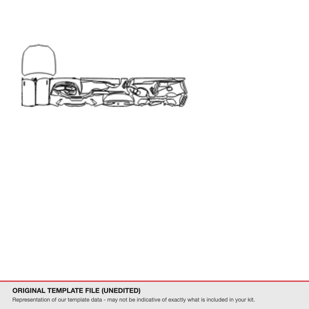 BMW M8 Coupe 2022+ original template file (template 1)
