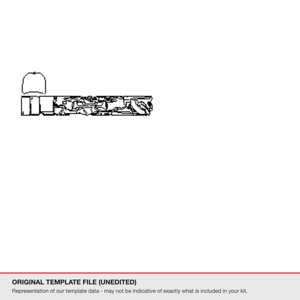 BMW M8 Coupe 2022+ original template file (template 2)