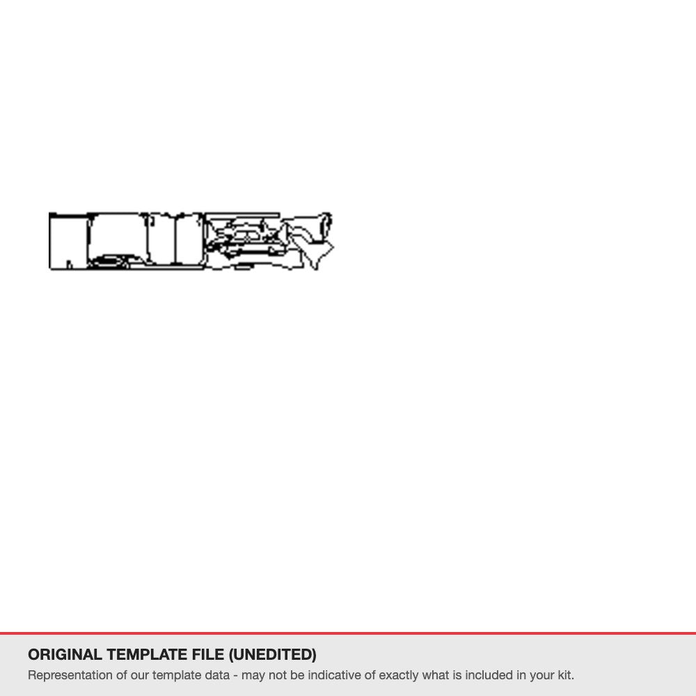 BMW 2 Series Convertible 2014-2016 original template file (template 1)