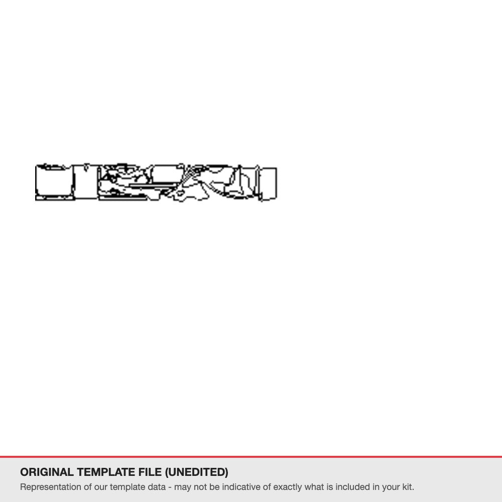 BMW 2 Series Coupe 2014-2016 original template file (template 1)