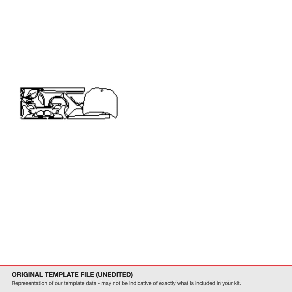 BMW X1 2011-2014 original template file