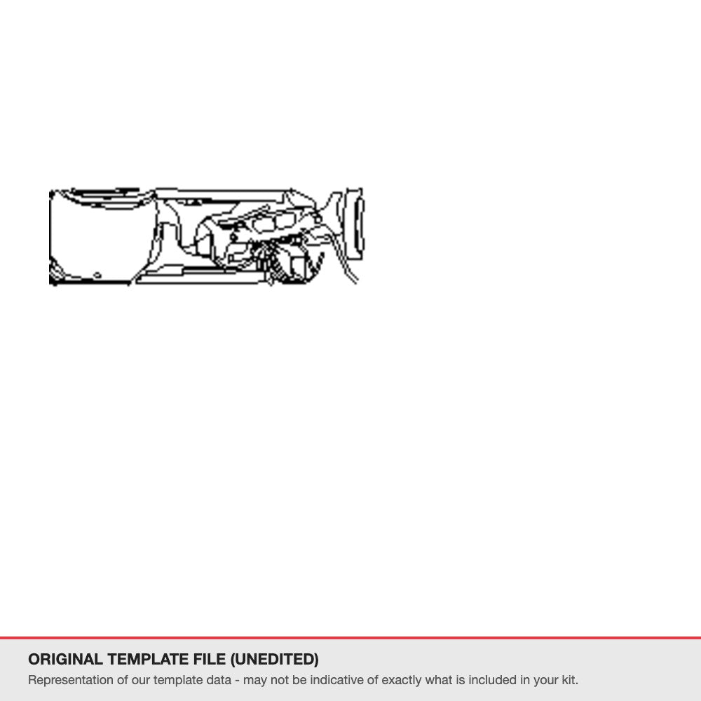 BMW X1 2015 original template file (template 1)