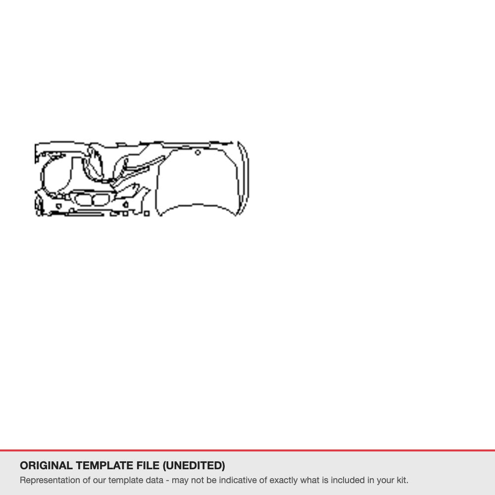 BMW X1 2015 original template file (template 2)