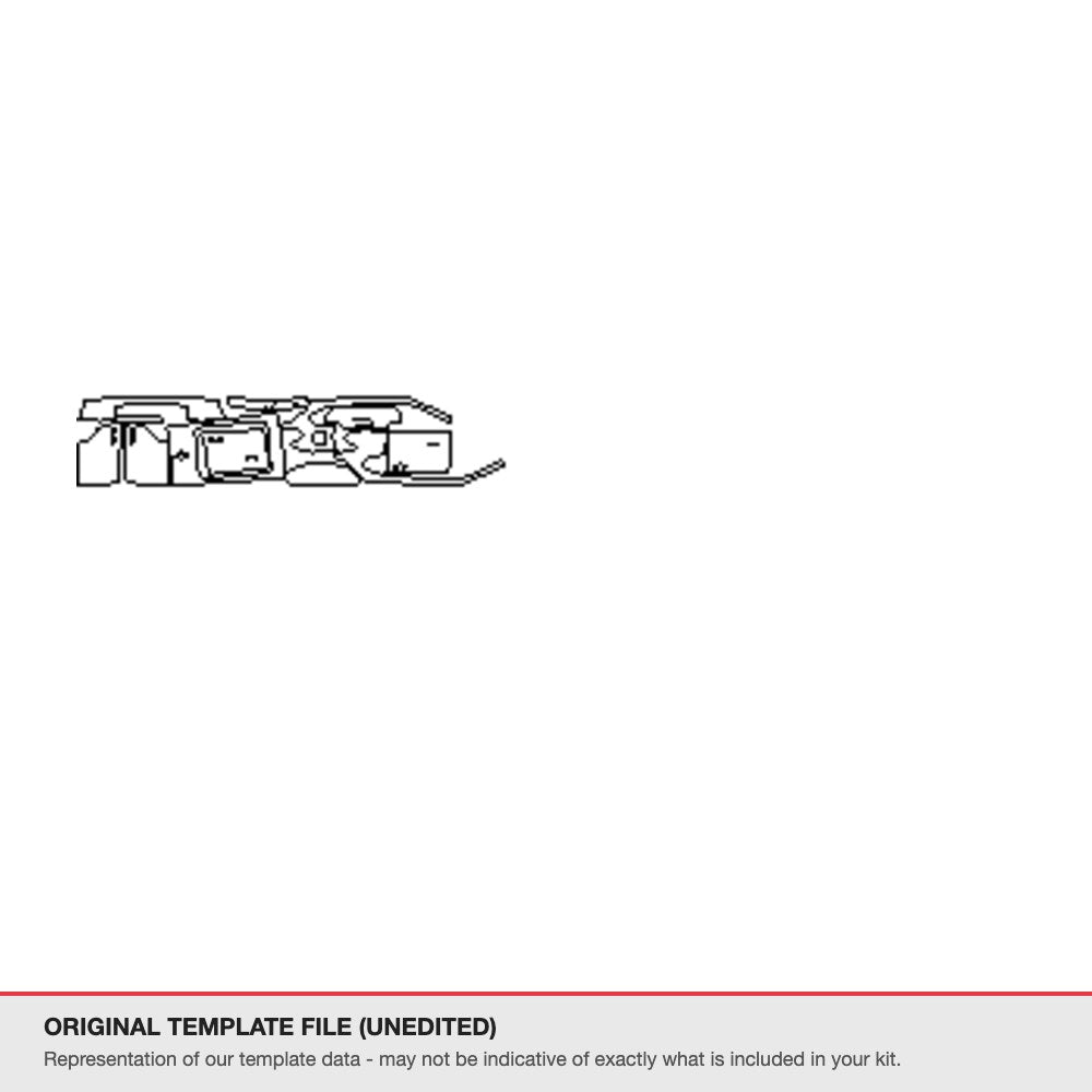 BMW X1 2016-2020 original template file (template 1)