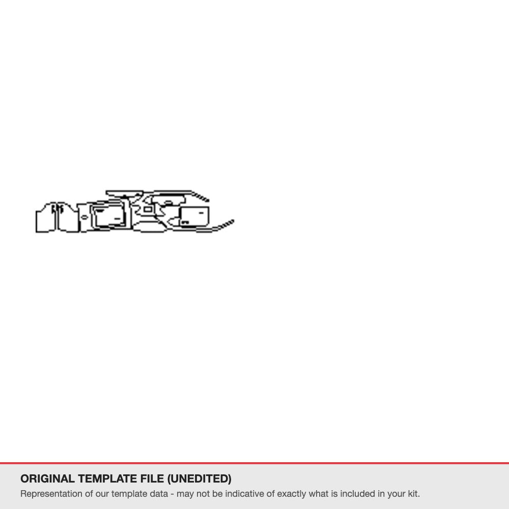 BMW X1 2016-2020 original template file (template 2)