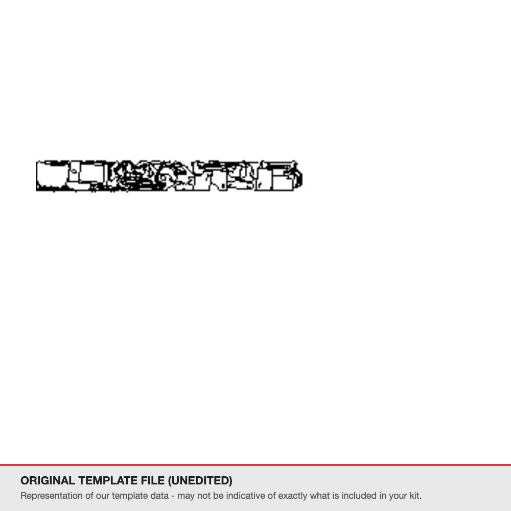 BMW X1 2023+ original template file (template 2)
