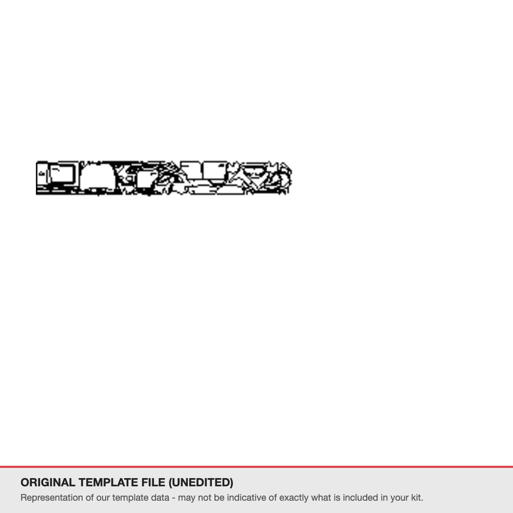 BMW X1 2023+ original template file (template 1)