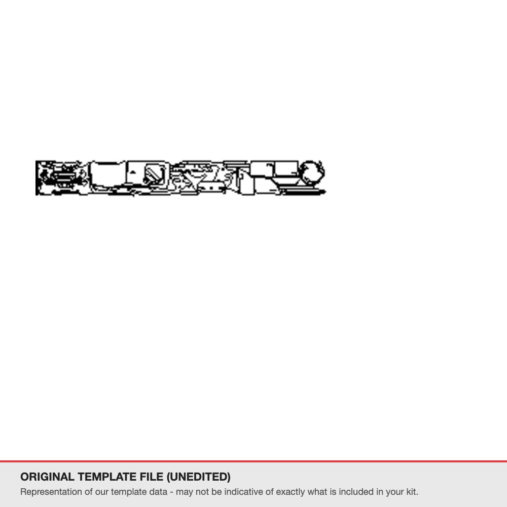 BMW X2 2018 original template file (template 1)