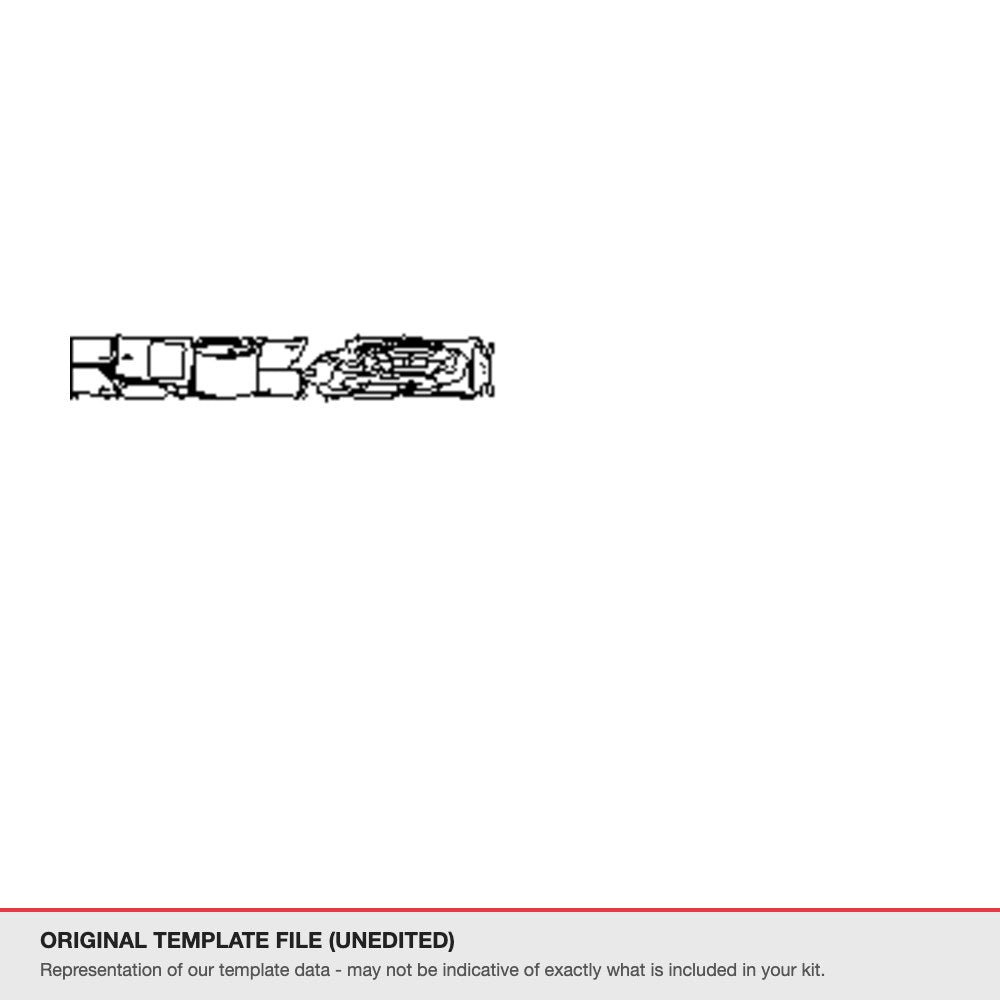 BMW X2 2020-2023 original template file (template 1)
