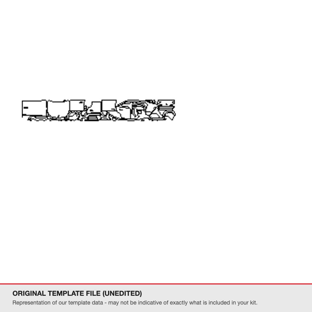 BMW X2 2024+ original template file (template 2)