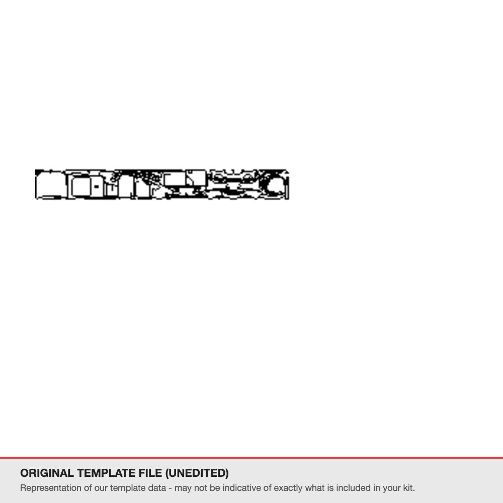 BMW X4 2019-2021 original template file (template 2)