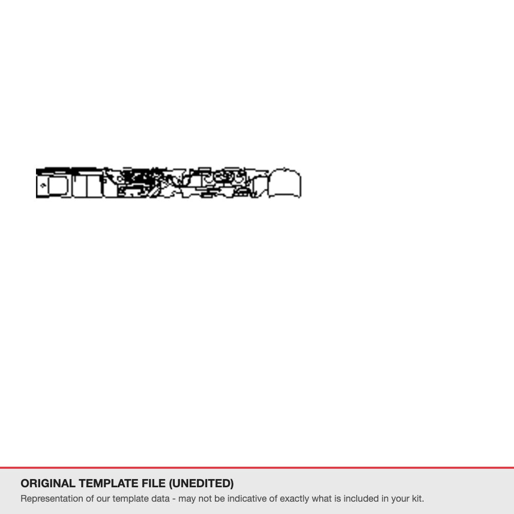 BMW X4 2019-2021 original template file (template 1)