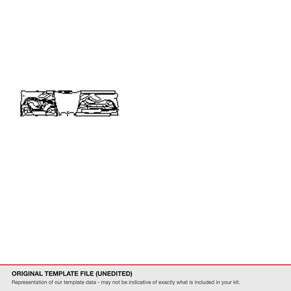 BMW X5 2011-2013 original template file