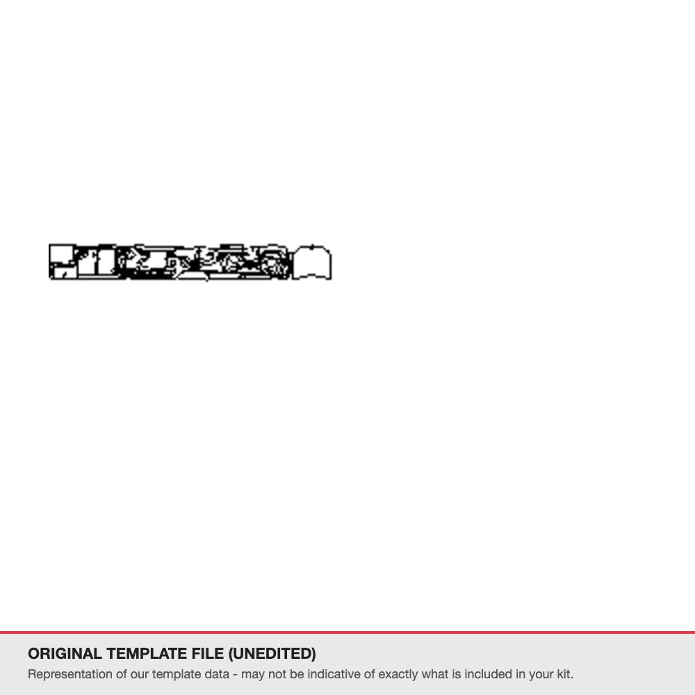 BMW X5 2019-2022 original template file (template 1)