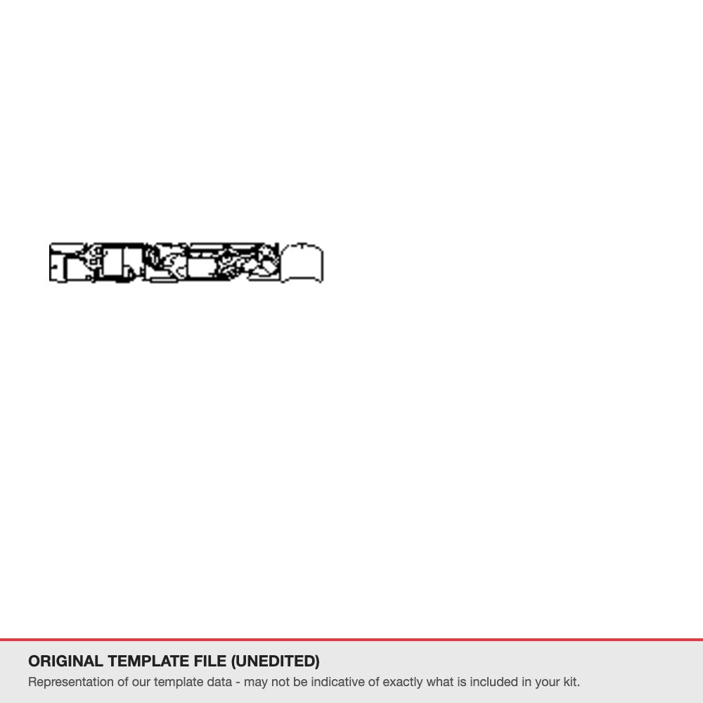 BMW X5 2019-2022 original template file (template 2)
