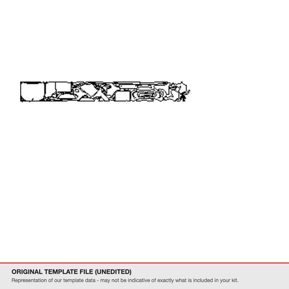 BMW X5 2027+ original template file (template 1)