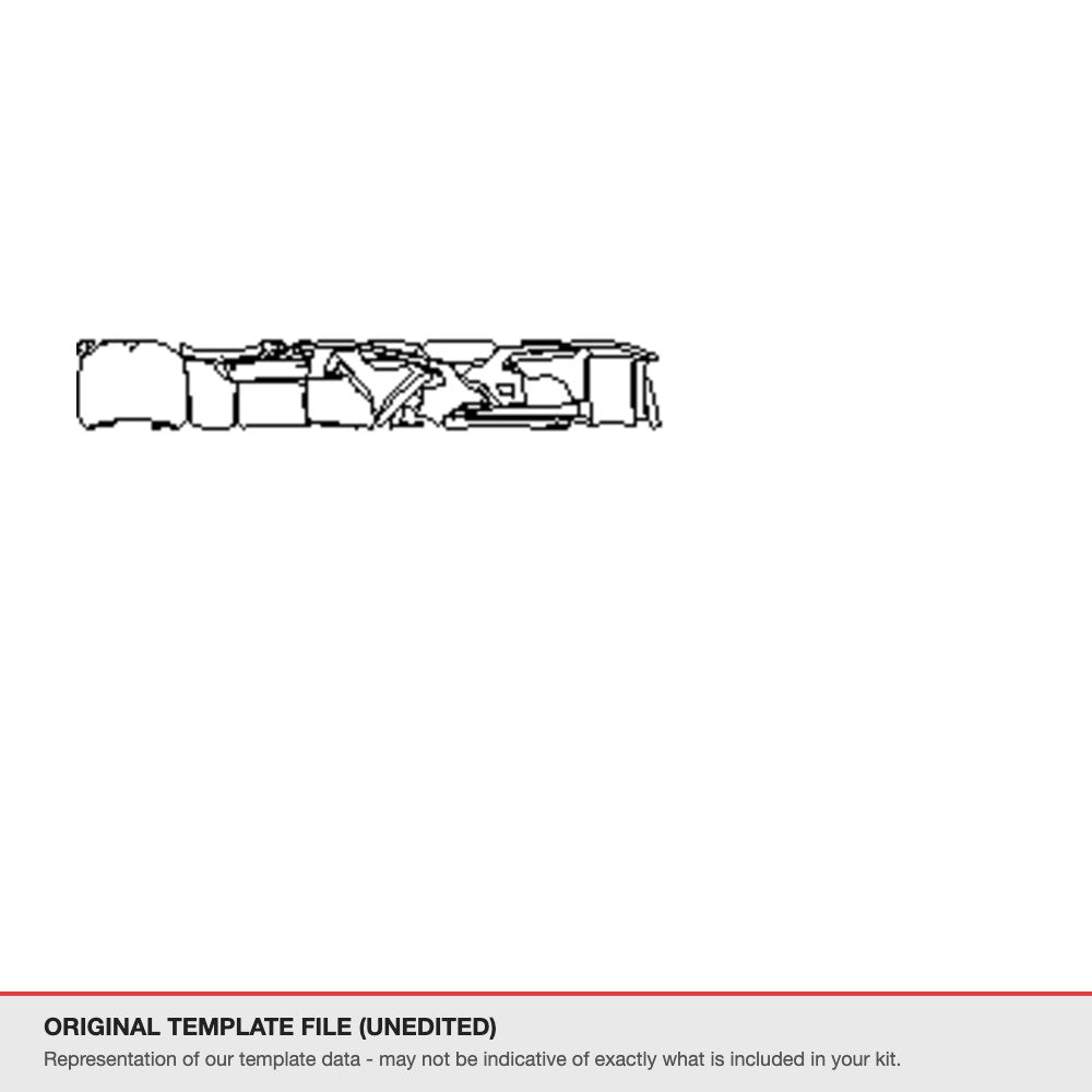 BMW X5 2027+ original template file (template 2)