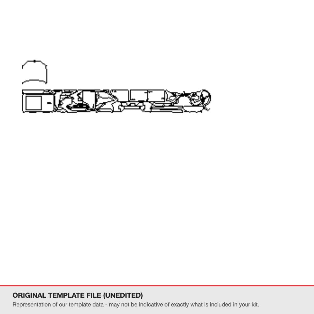 BMW X5 M 2015-2019 original template file